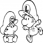 Mario et Luigi bébé