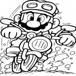 Mario en moto